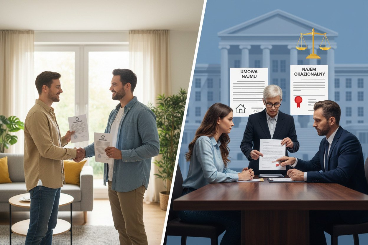 Czym najem okazjonalny różni się od zwykłej umowy najmu