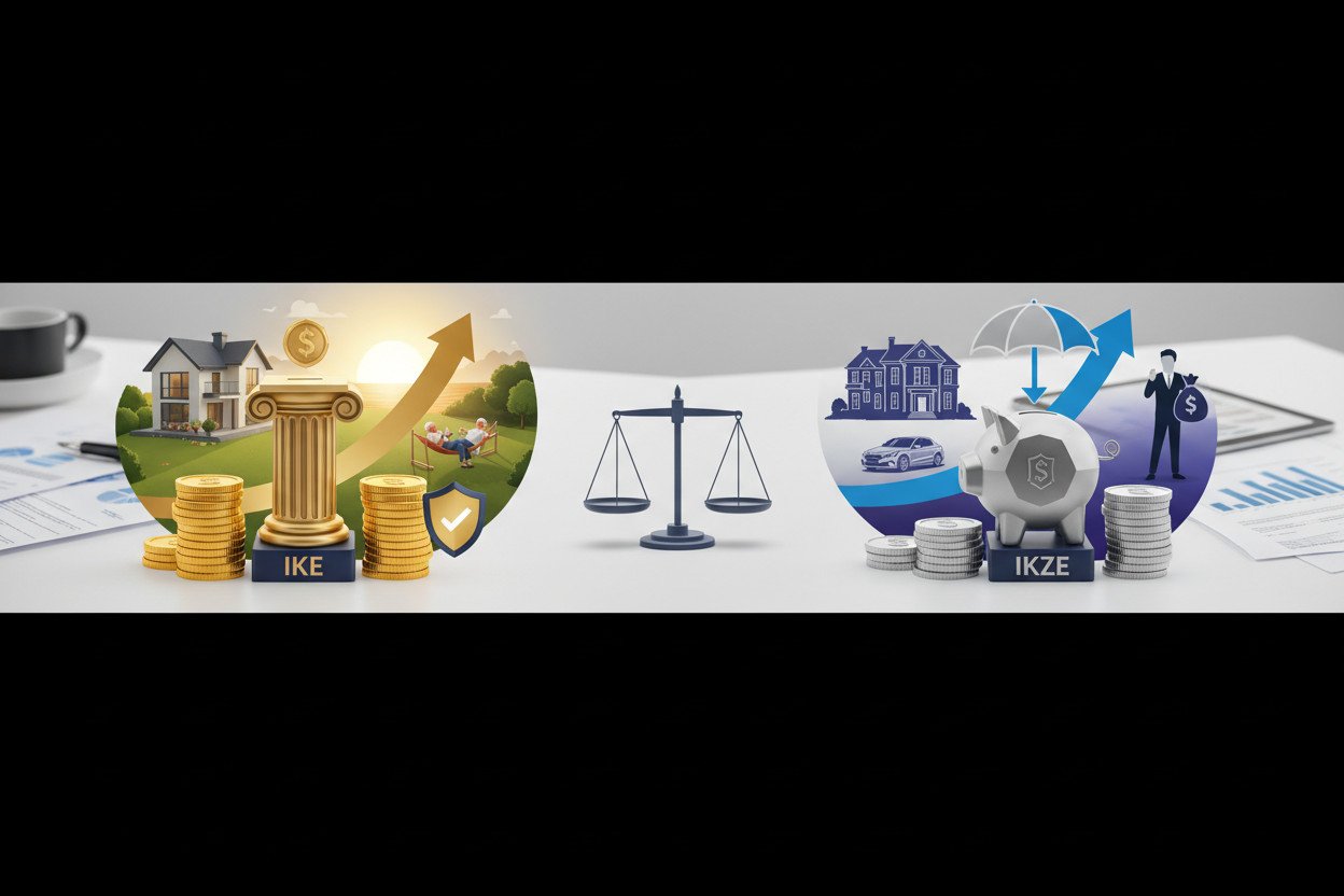 Czym różni się IKE od IKZE — podstawy porównania