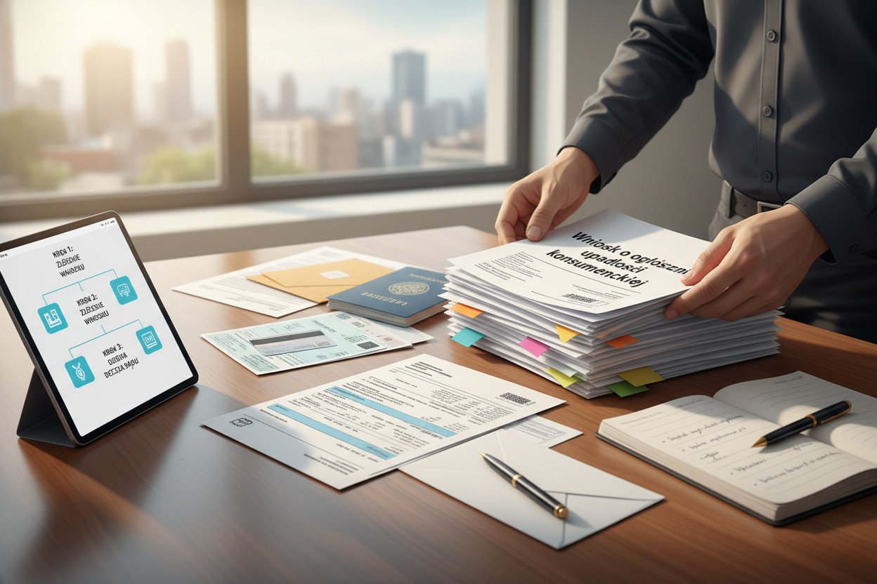 Jak przygotować wniosek o bankructwo osoby fizycznej — dokumenty i treść pisma