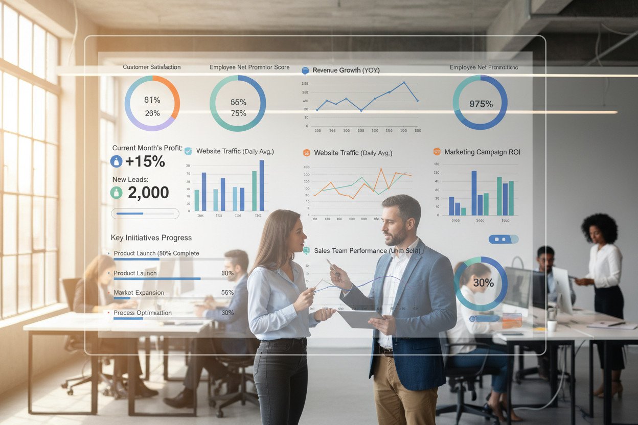 Jak zbudować dashboard KPI, który faktycznie używają ludzie
