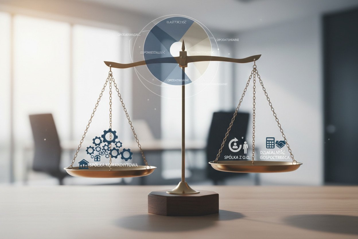 Kiedy spółka komandytowa nadal ma sens — porównanie z alternatywami