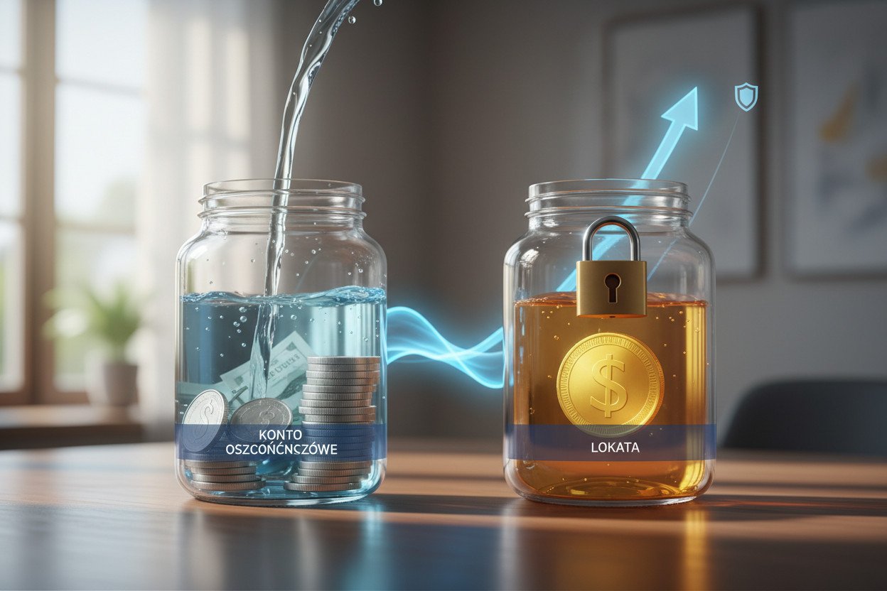 Konto oszczędnościowe czy lokata — co wybrać jako bufor
