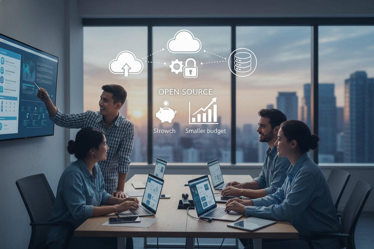 Narzędzia chmurowe i open source dla firm z mniejszym budżetem