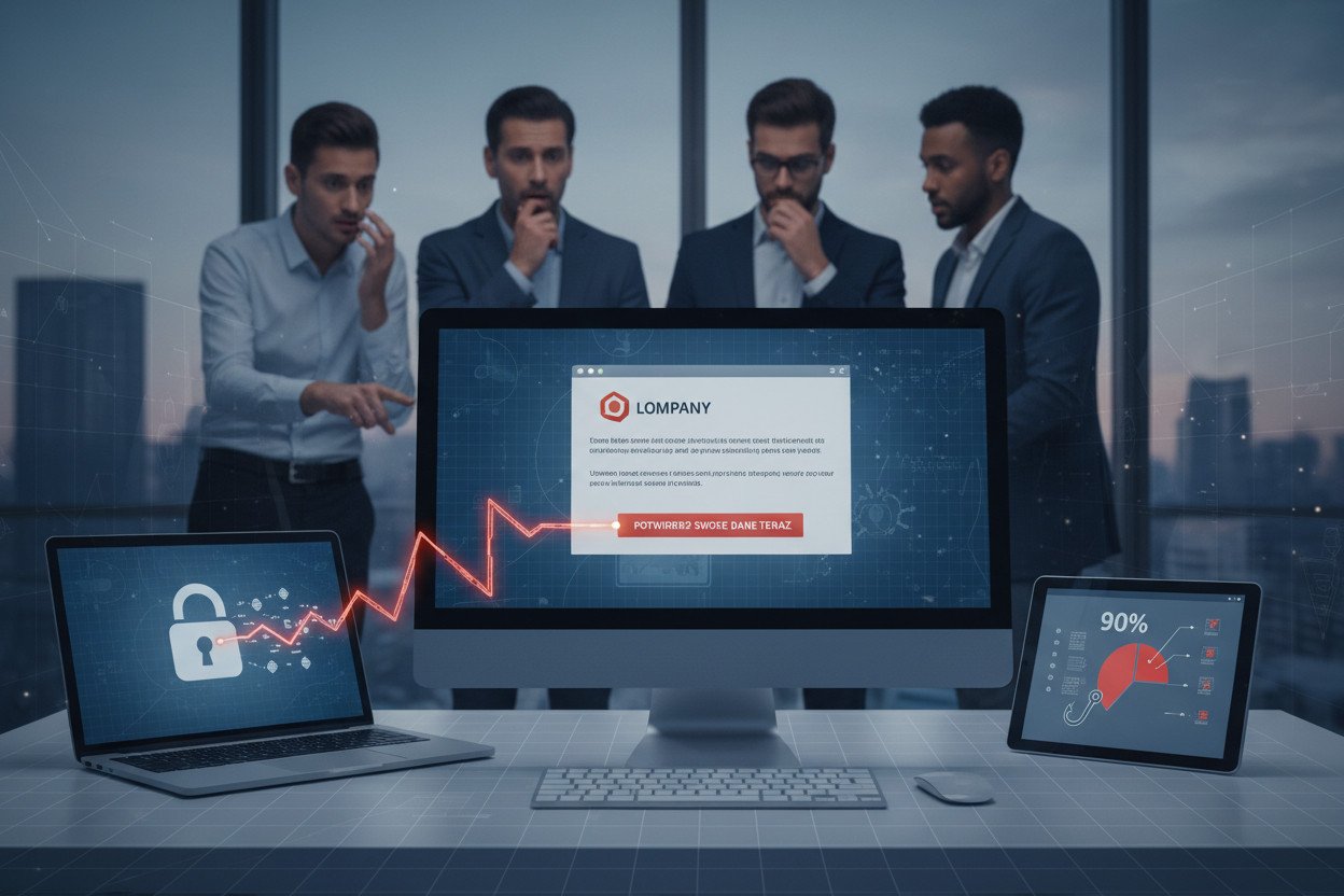 Ochrona przed phishingiem — gdzie dzieje się 90% ataków