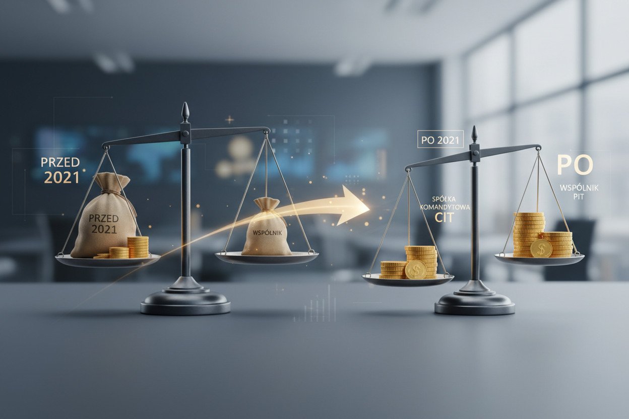 Podatki spółka komandytowa ponosi inaczej niż przed 2021 rokiem