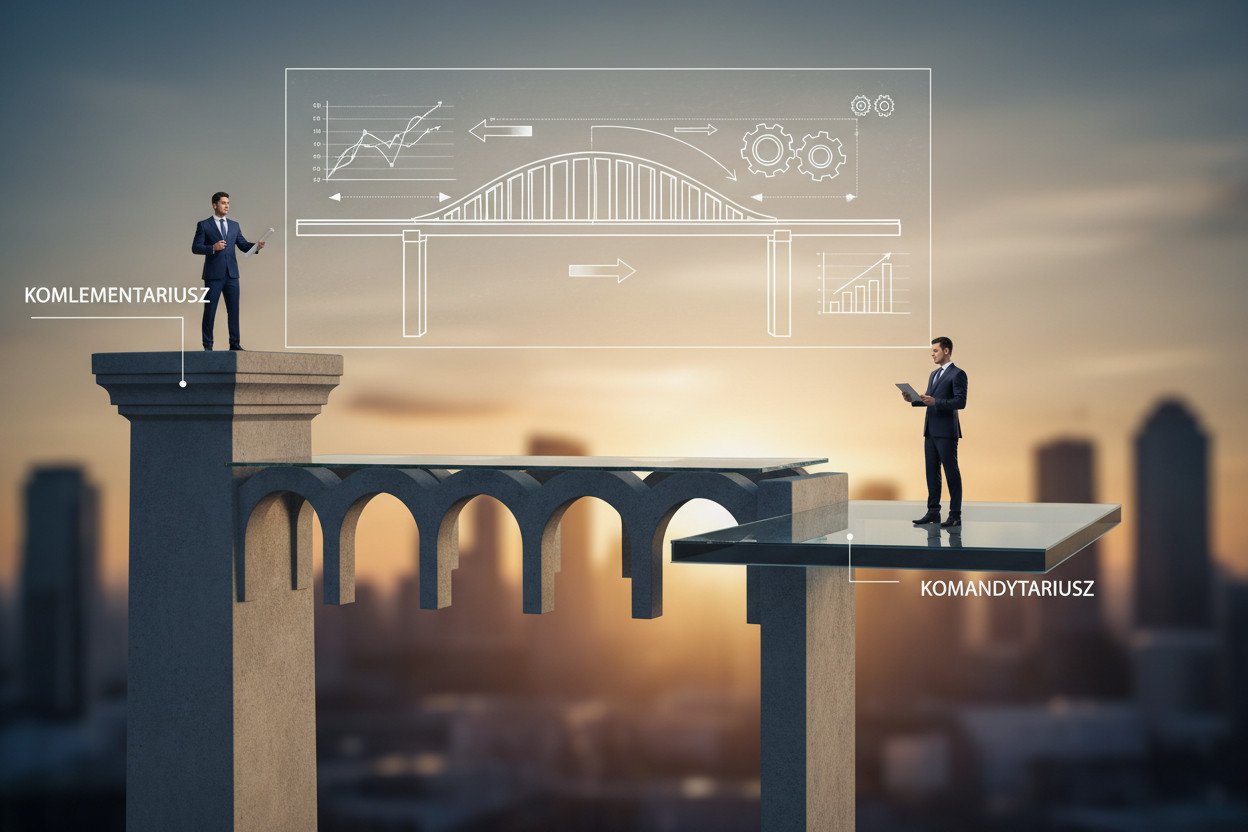 Struktura spółki komandytowej — komplementariusz i komandytariusz