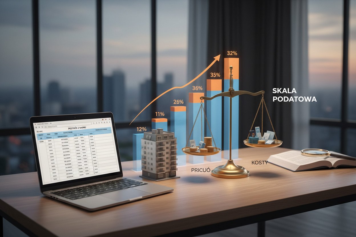 Zasady ogólne w opodatkowaniu najmu — skala podatkowa i możliwość rozliczania kosztów